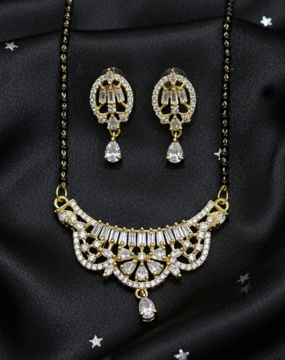 Auric Crown Mangalsutra Set