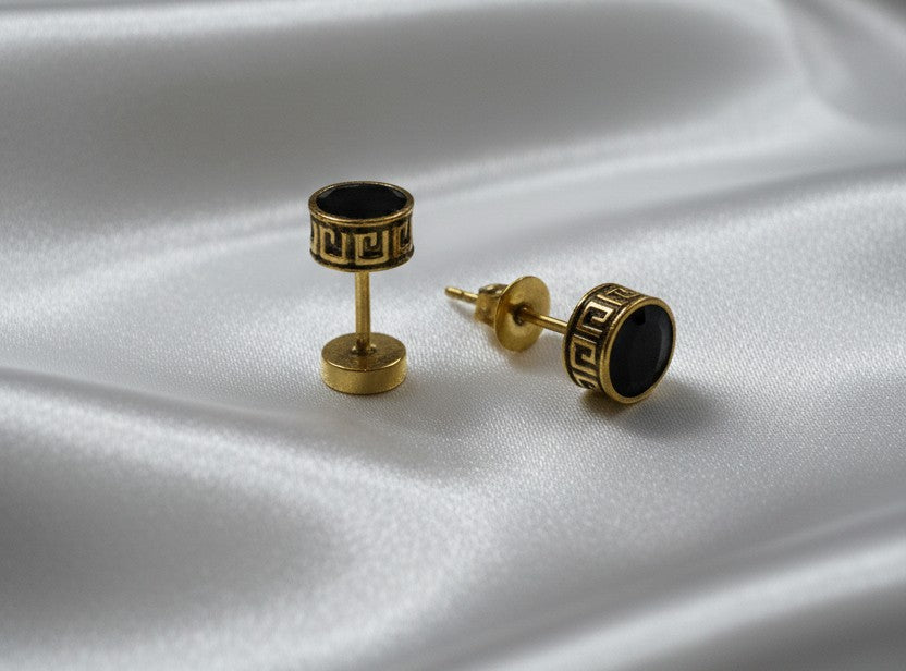 Auric Hoops Studs (Gold)