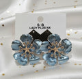 Blue Blossom Statement Earrings