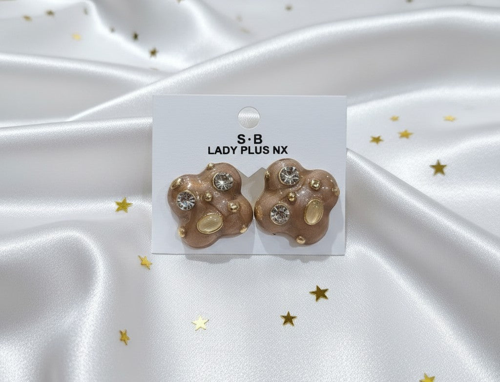 Crystal Cloud Earrings