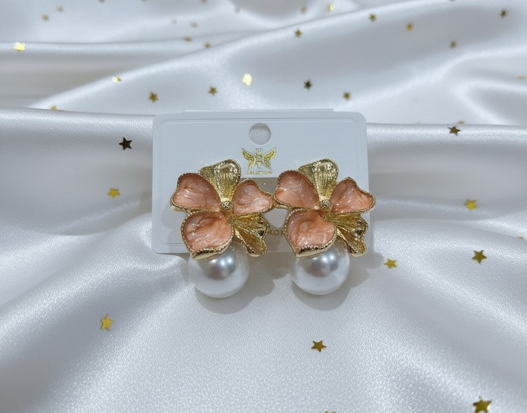 Floral Charm Earrings