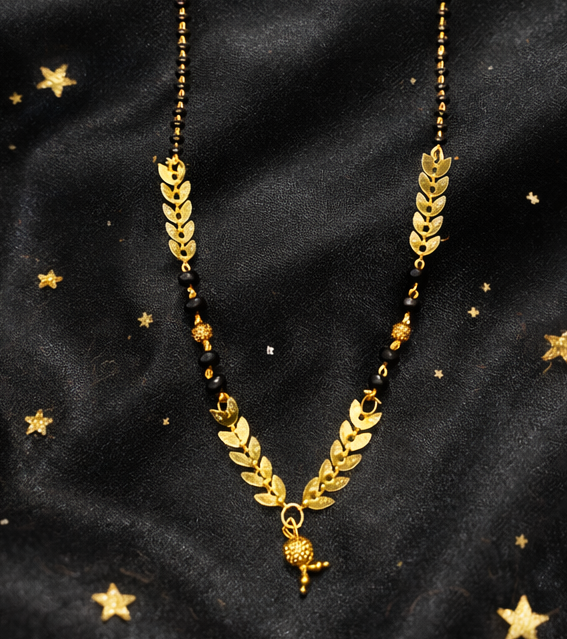Golden Leaf Mangalsutra