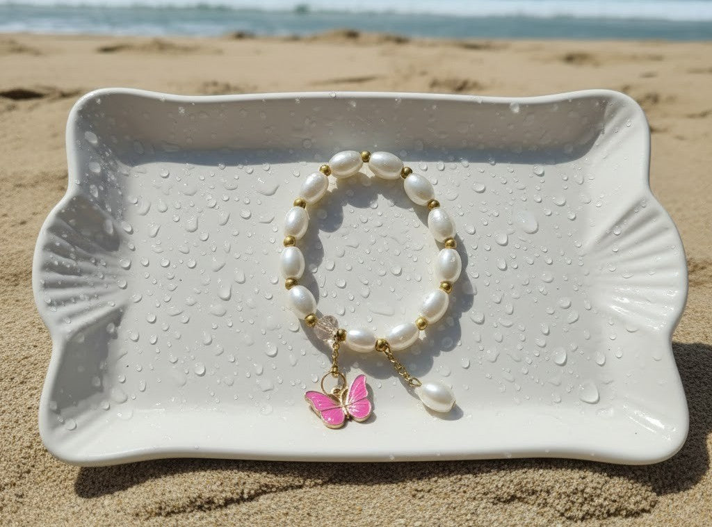 Pink Butterfly Bracelet