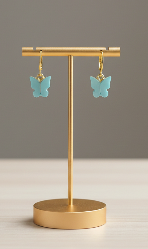 Luna Charm Hoops – Butterfly Collection