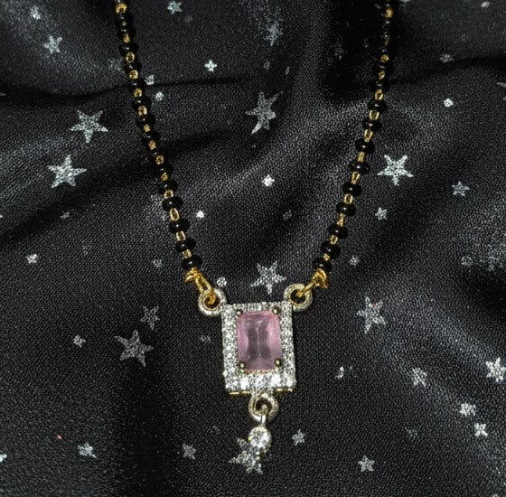 Luxe Tradition Mangalsutra (Pink)