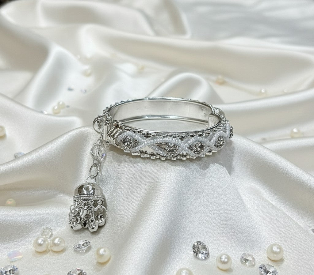 Majestic Bells Kada (Silver & Golden)