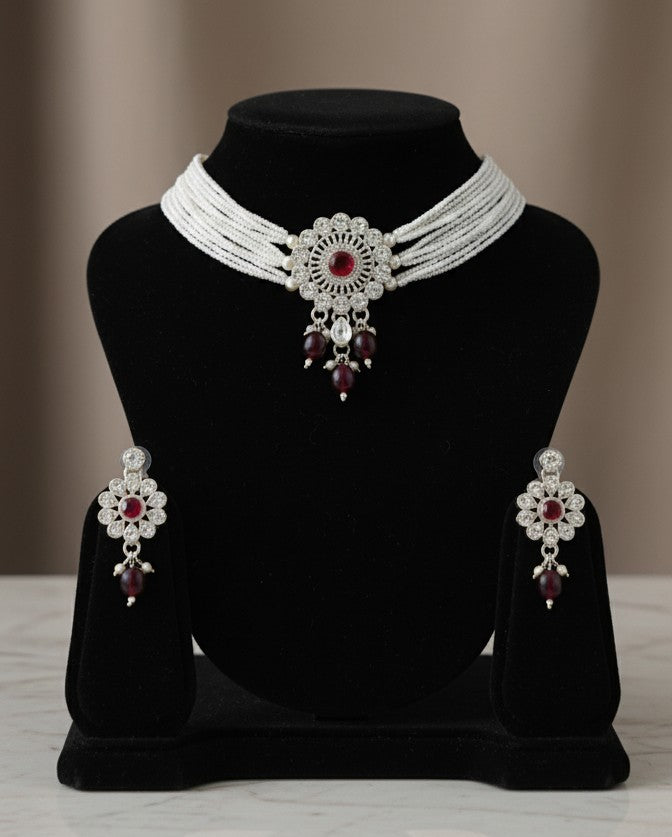 Ruhani Pearl Choker Set