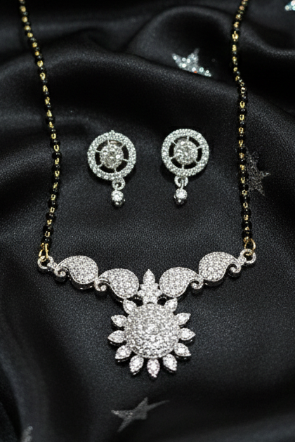 Solar Glow Mangalsutra Set