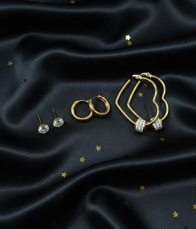 Stellar Shine Earrings Set